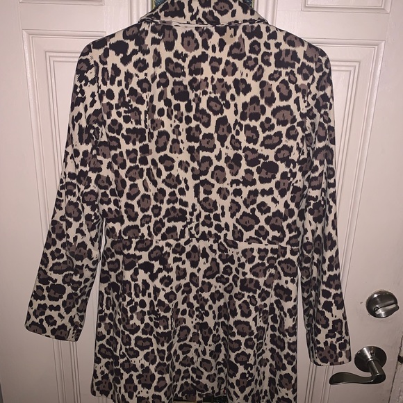 Express leopard dress coat - Picture 2 of 3